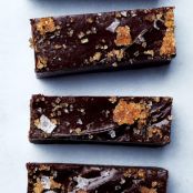 Chocolate Fudge with Bourbon Sugar