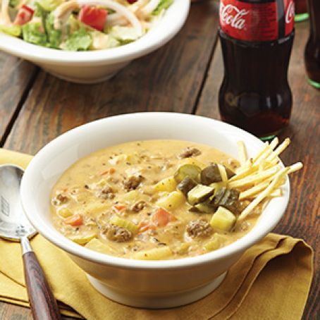 Cheeseburger Soup