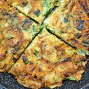 Chickpea and Onion Omelette