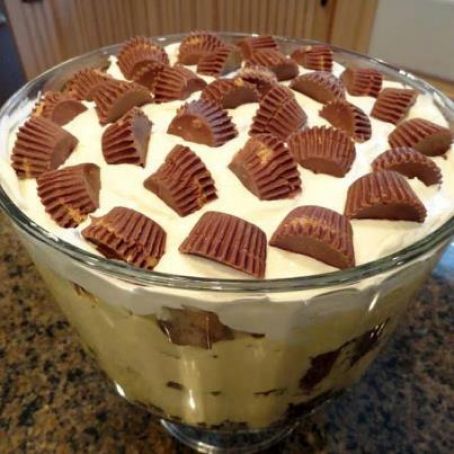 Heaven In a Bowl - Peanut Butter Brownie Trifle