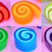 BOOZY RAINBOW JELLO PINWHEELS