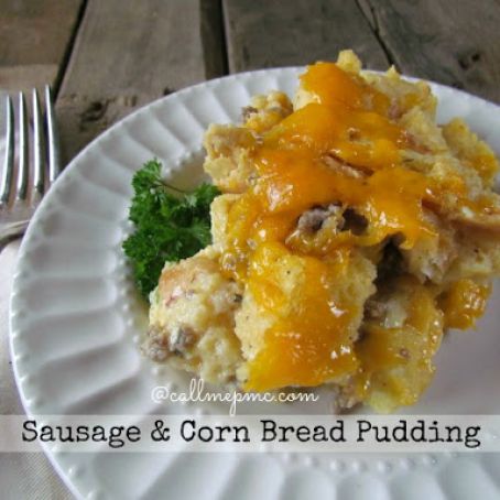 Sausage Corn Bread Pudding