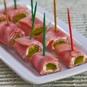 Ham and Dill Pickle Appetizer Bites