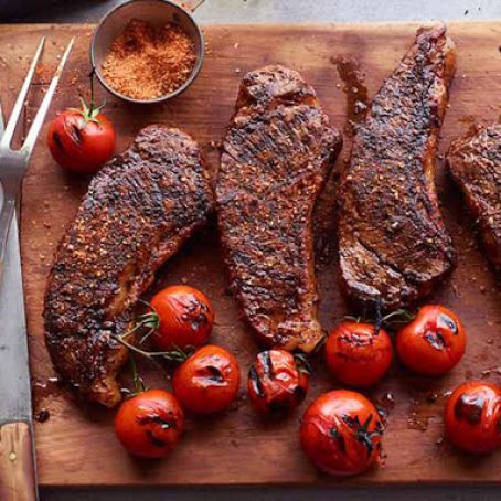 Strip Steak With Spiced Salt