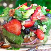 Strawberry Spinach Salad