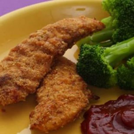 Almond-Crusted Chicken Fingers (3 PointsPlus)