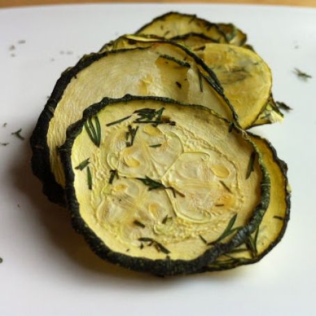 Crispy Dill Zucchini Chips