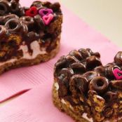Chocolate Cheerios® Marshmallow Hearts