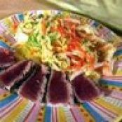 Ahi Tuna with Napa Cabbage Salad