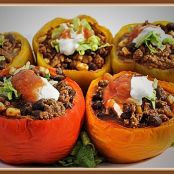Skinny Mexican Style Stuffed Peppers