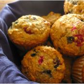 Cranberry Blueberry Bran Muffins - altered
