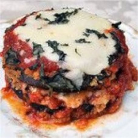 Eggplant Parmesan Stacks