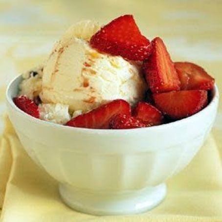 Strawberries with Giusti Balsamic