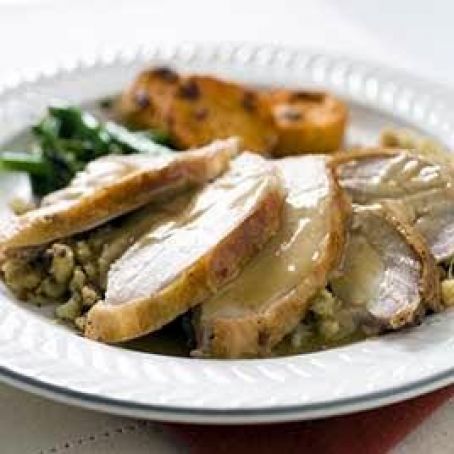 Slow-Roasted Turkey with Gravy