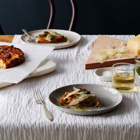 Sweet Potato & Manchego Tortilla with Coriander Mojo