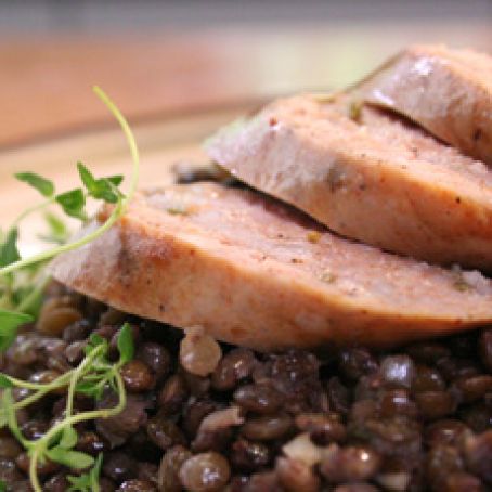 SAUSAGE****Laura Calder's Sausage and Lentils