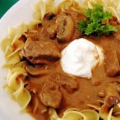 Slow Cooker Beef Stroganoff (AllRecipes)