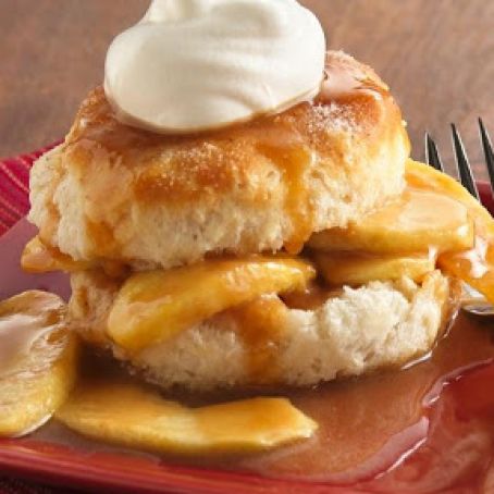 Caramel-Apple Shortcakes