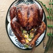 SALT ROASTED TURKEY w/LEMON & OREGANO