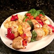 Lemon Pepper Chicken Skewers