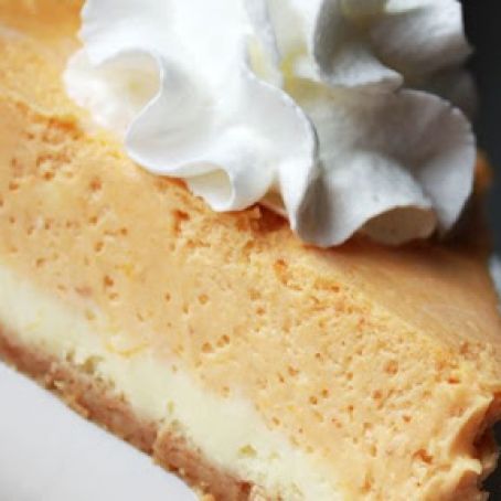 Double Layer Pumpkin Cheesecake