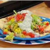 Chicken Souvlaki & Tzatziki Sauce on Garlic Naan