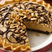Chocolate-Peanut Butter Truffle Pie