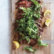 Soy-Lemon Flank Steak with Arugula