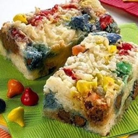 Tie-Dyed Macaroon Bars