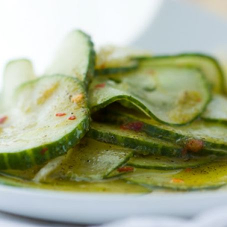 Sweet Chili Marinated Cucumber Salad