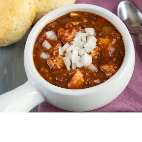 Slow-Cooker Rotisserie Chicken Chili