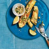 Roasted Zucchini with Pistachios and Mint