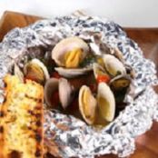 Grilled Seafood in Foil Package