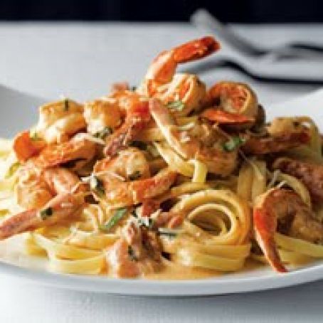 Easy Shrimp Pasta for Two