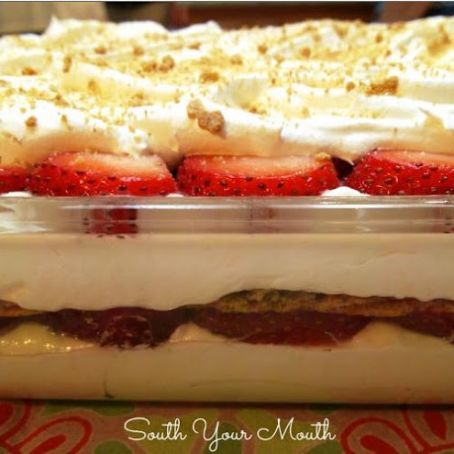 Strawberry Cream Cheese Icebox Cake