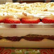 Strawberry Cream Cheese Icebox Cake