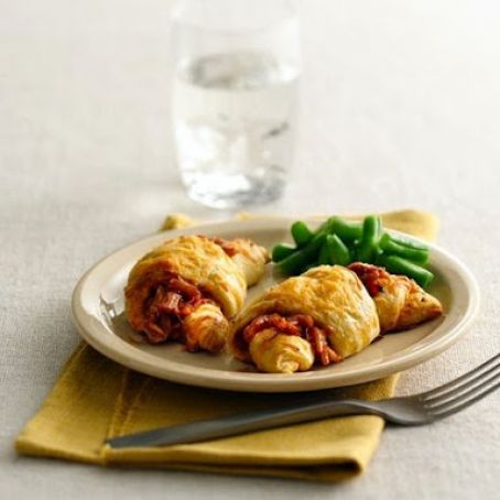 Pulled Chicken Crescents