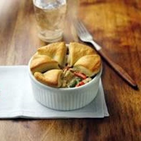 Chicken Pot Pie with Biscuits