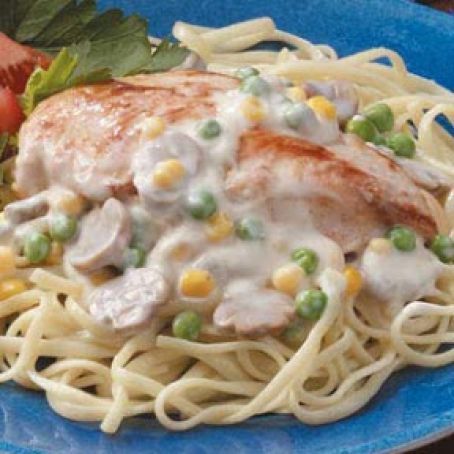 Chicken Veggie Alfredo Recipe