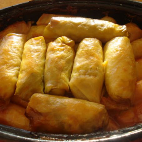 Bacon and Rice Cabbage Rolls