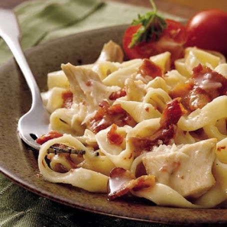 Chicken Fettuccine Casserole