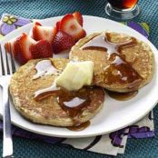 Brown Sugar Oatmeal Pancakes