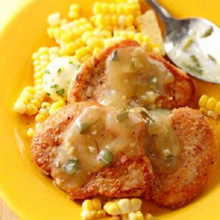 Pork Scaloppini in White Wine Sauce