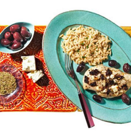 Roasted Chicken With Olives, Feta and Sun-Dried Tomatoes