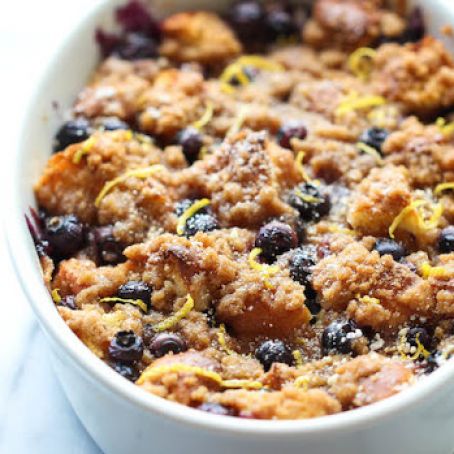 Baked Blueberry Lemon French Toast