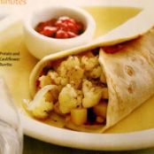 Potato & Cauliflower Burrito