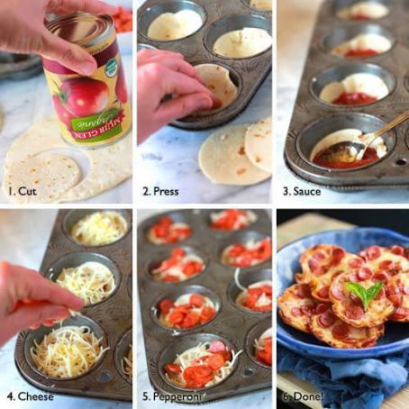 Mini Tortilla Crust Pizzas