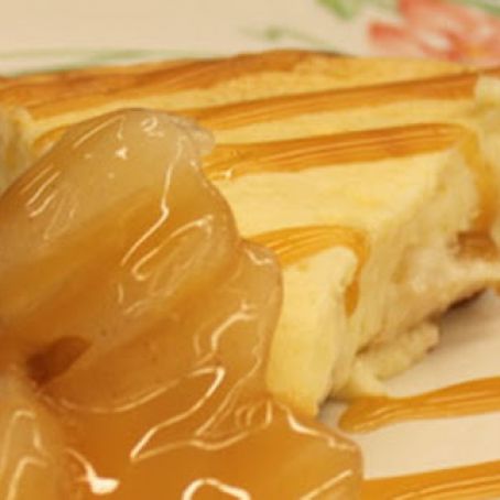 Caramel Apple Cheesecake Pie