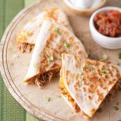 Barbeque Chicken and Cheddar Quesadillas