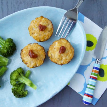 Chicken Parmesan Meatloaf Bites